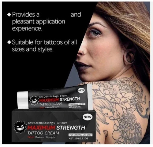 Tattoo numibing cream gel - cream, 20