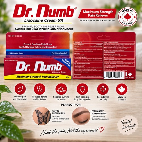 Cream anaesthetic tattoo pmu - cream,
